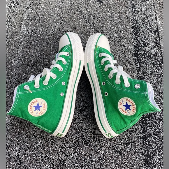 Converse Chuck Taylor Green High Top Sneakers- women’s 6- NWB - Picture 7 of 11
